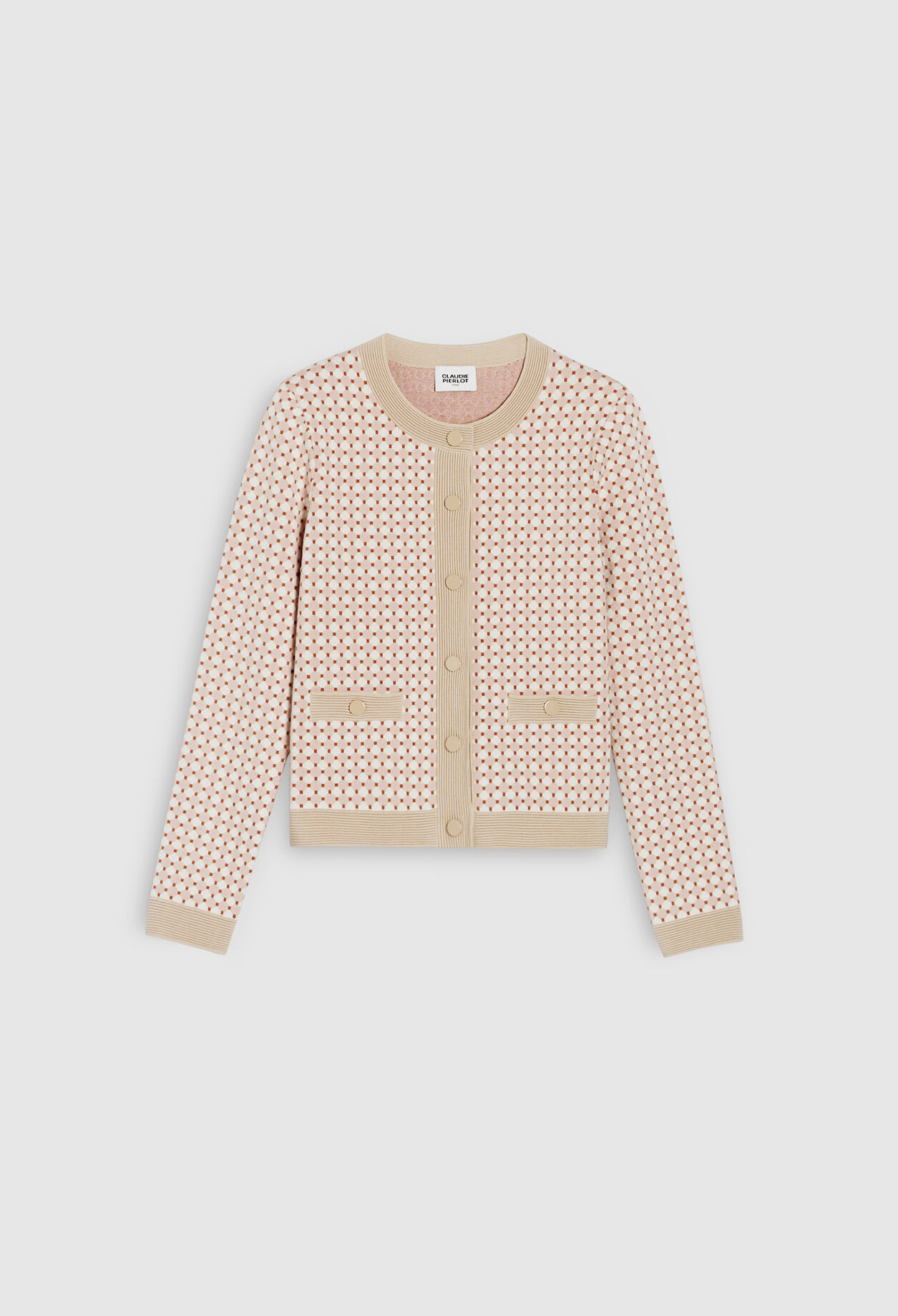 Cardigan maille à motifs Cardigan maille à motifs