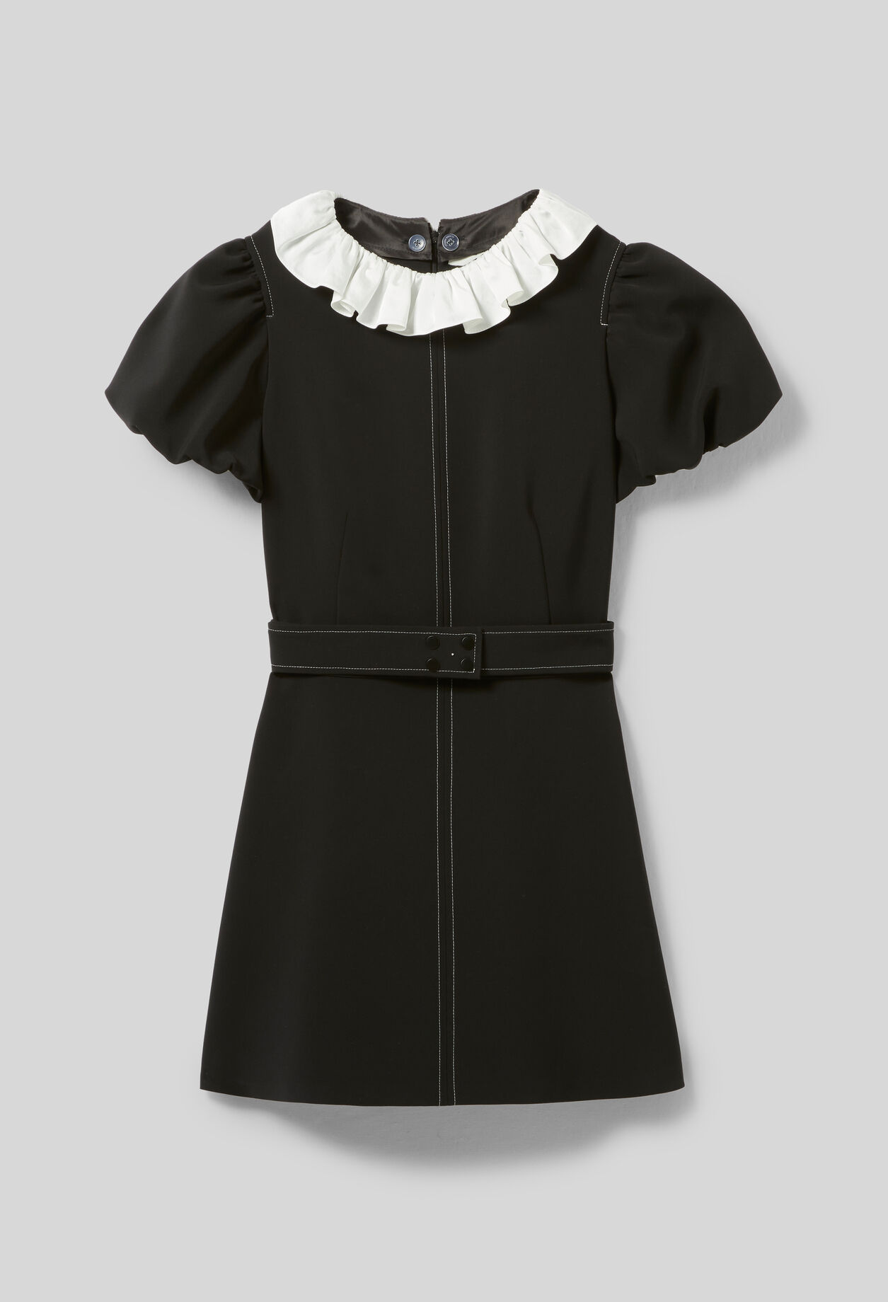 Short dress with collar Short dress with collar