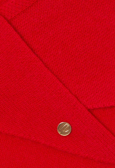 Triangular wool scarf