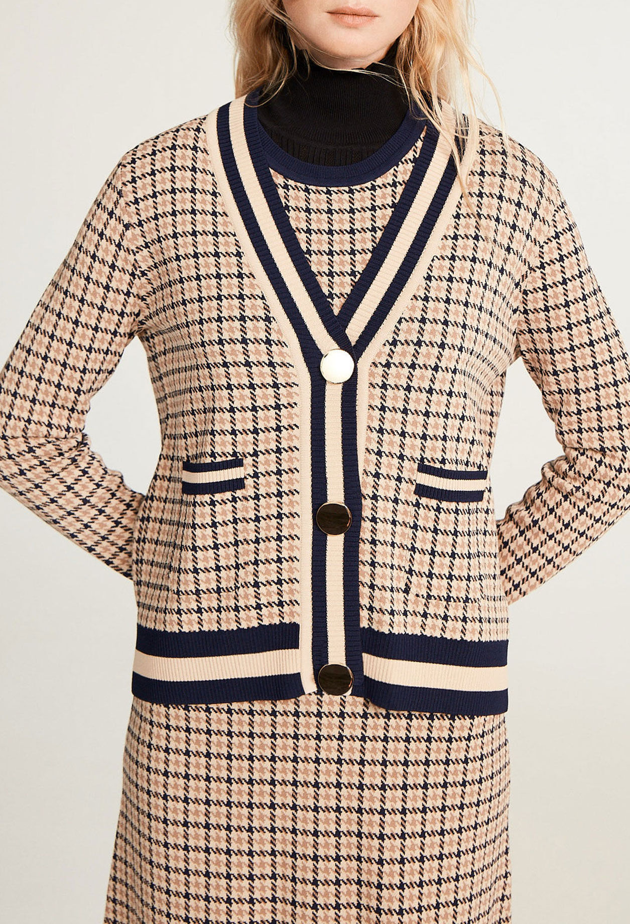 Houndstooth cardigan Houndstooth cardigan