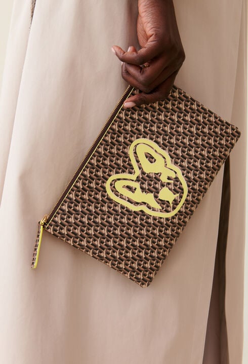 Jean Toto CP monogram clutch