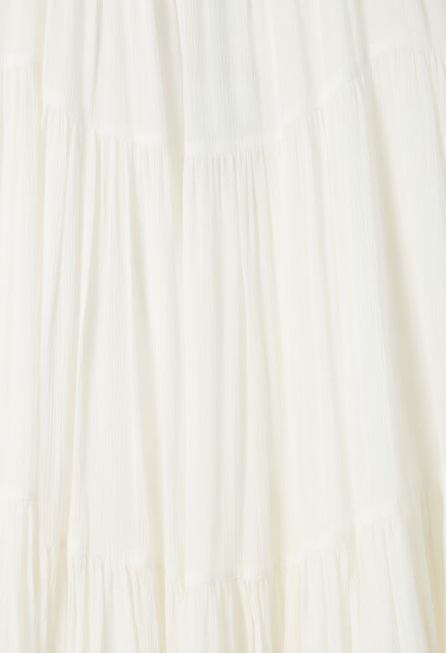 Ecru Babydoll Mini Dress
