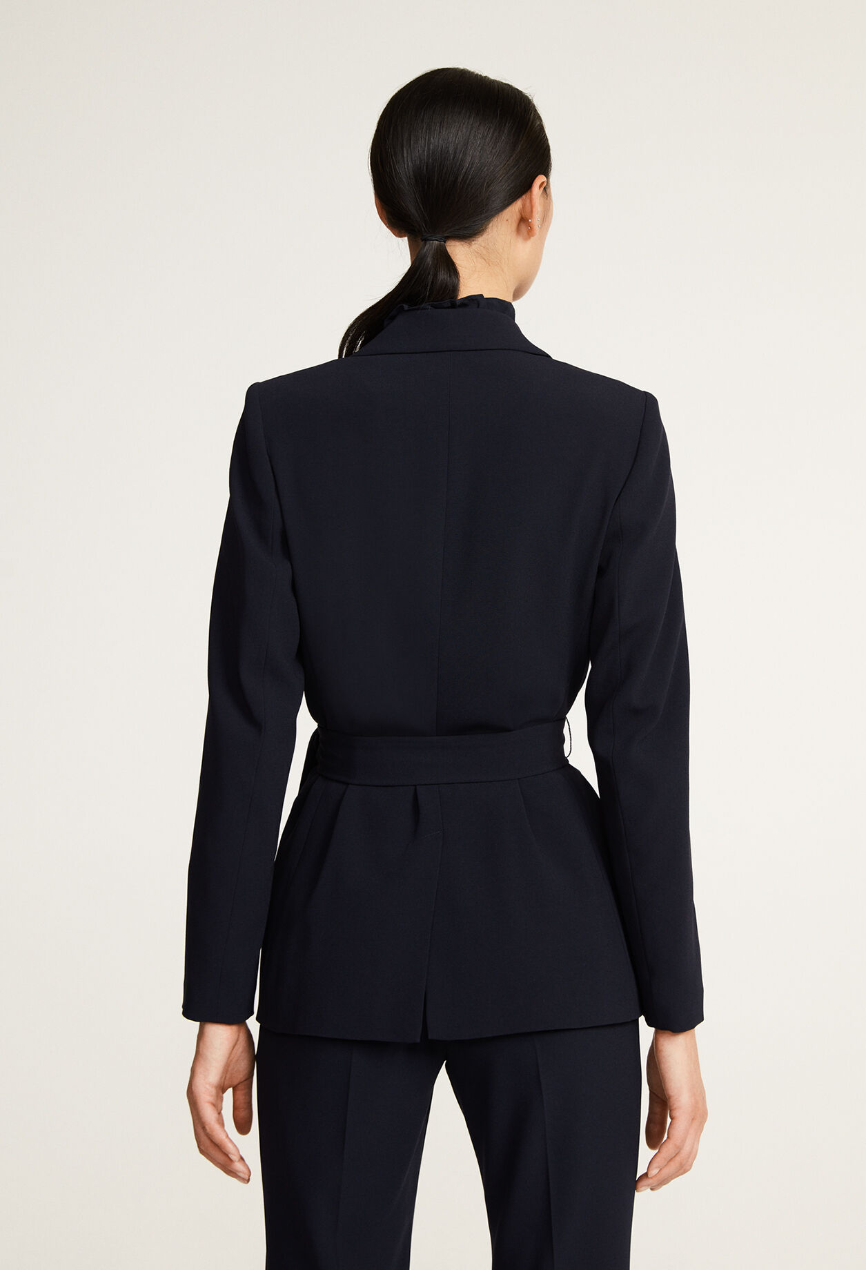 Belted Suit Jacket