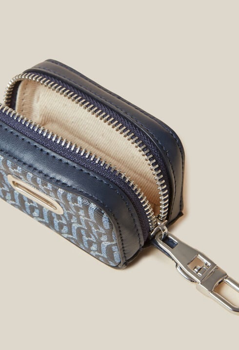 Dog print monogram bag