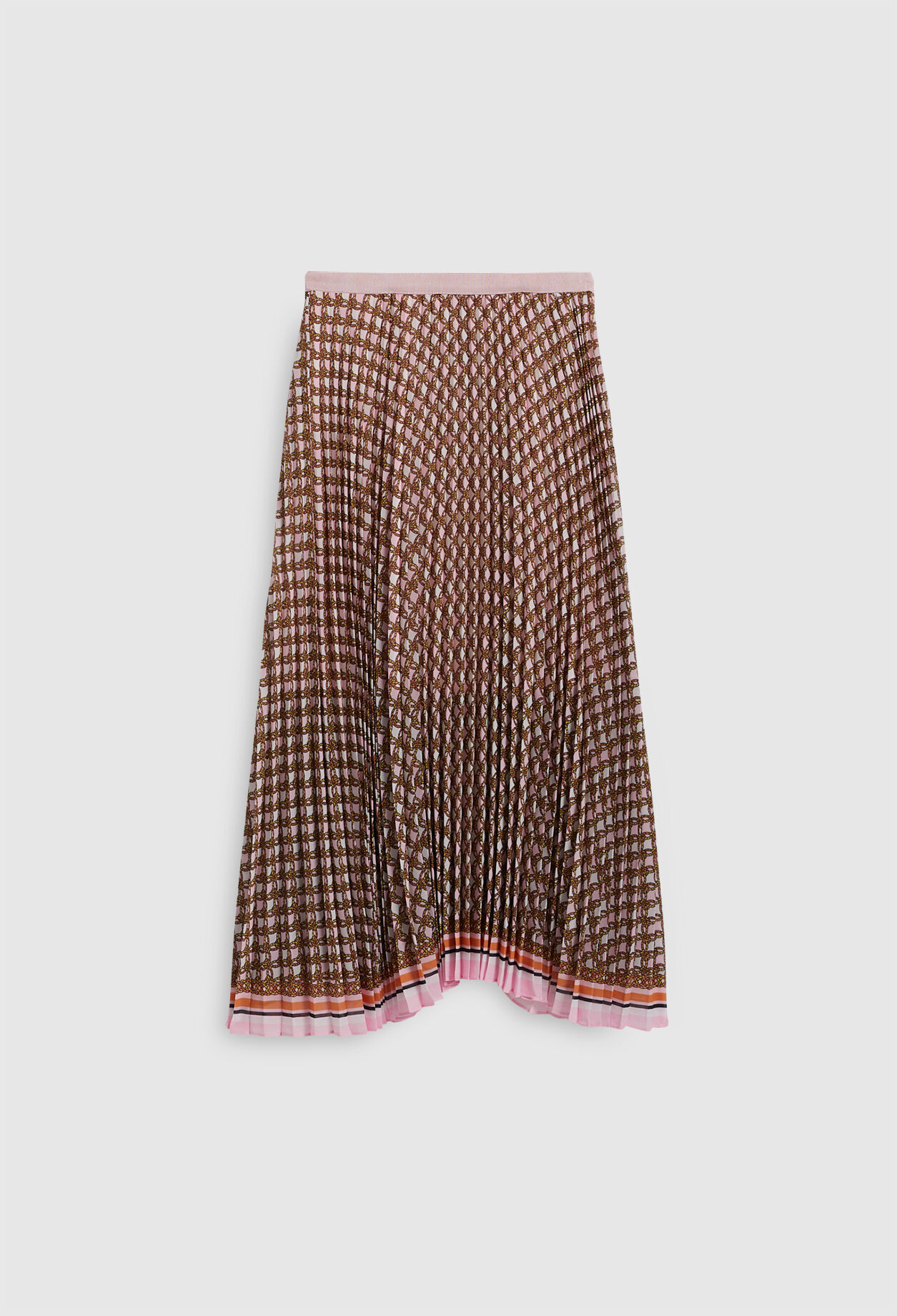 Long pleated skirt
