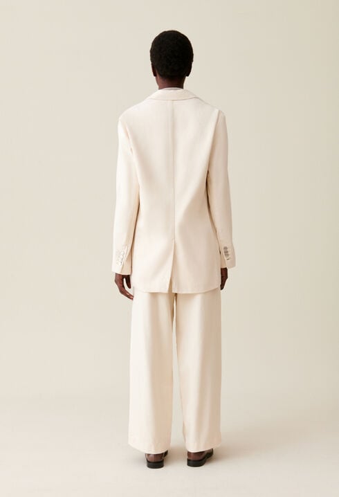 Oversized Denim Blazer