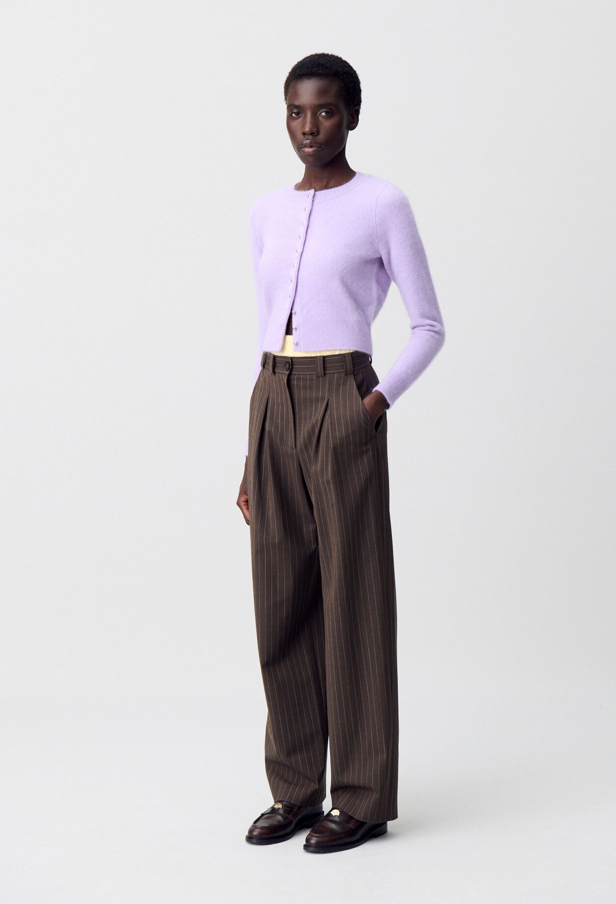 Brushed Knit Cardigan