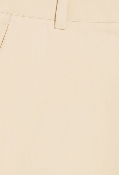 Pale beige midi skirt