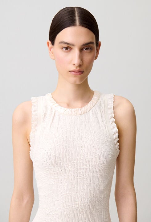 Long knitted dress