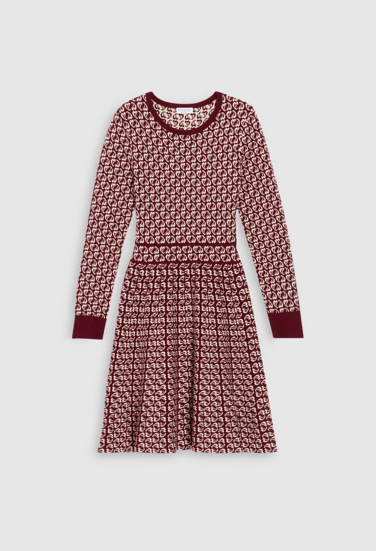 Robe courte imprimés cœur