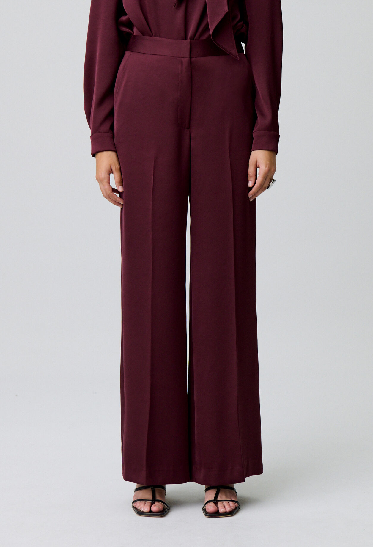 Flowy satin trousers Flowy satin trousers