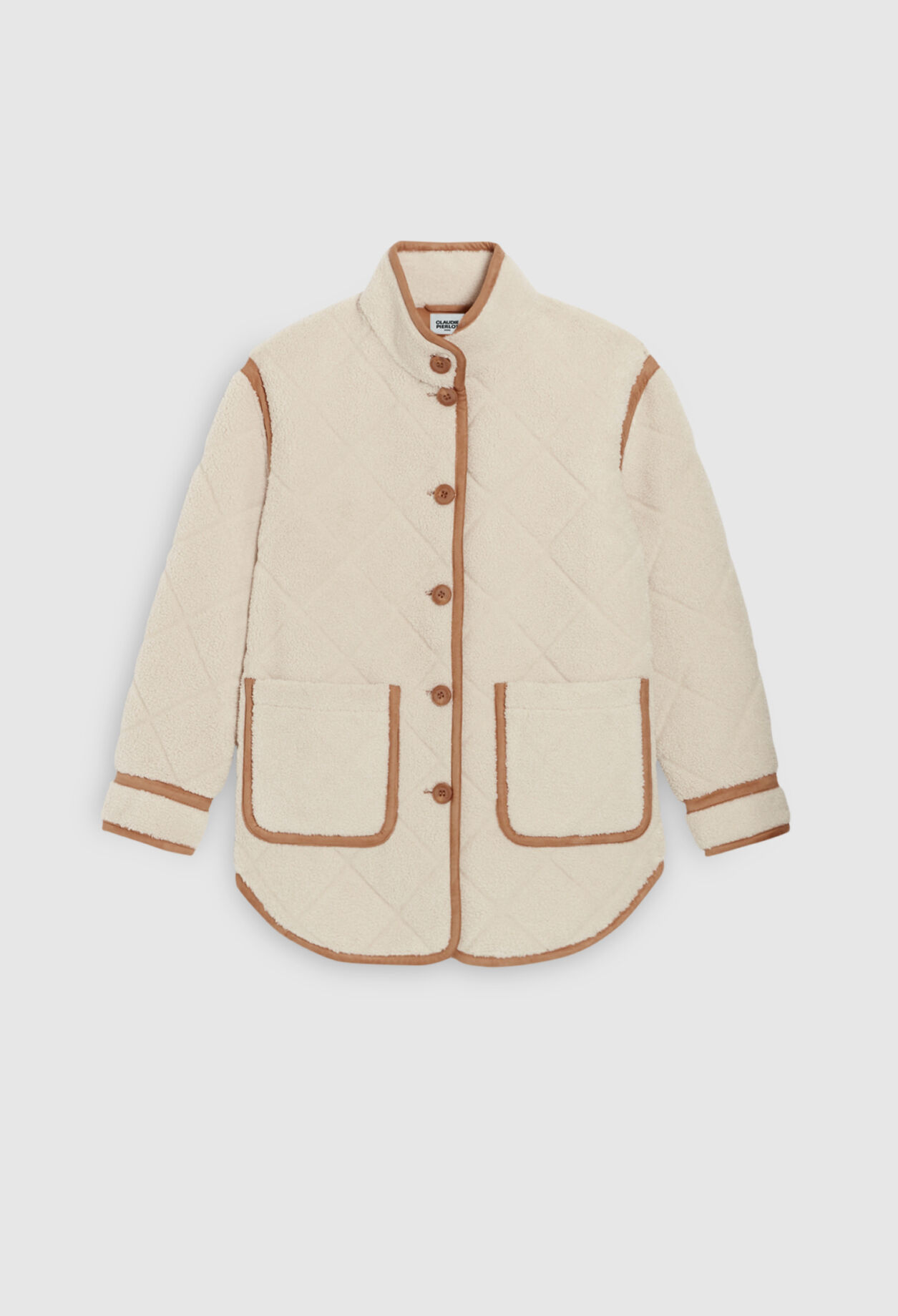 Manteau effet peau lainée Manteau effet peau lainée
