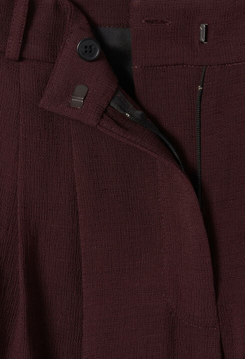 High-Waisted Cappuccino Bermuda