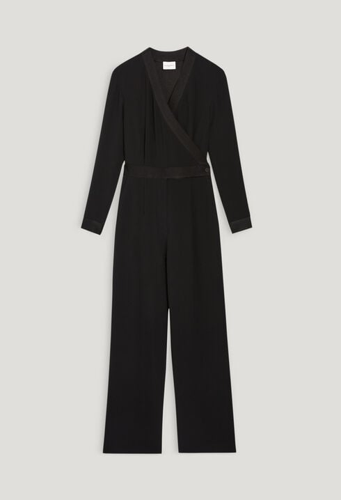Black trouser suit