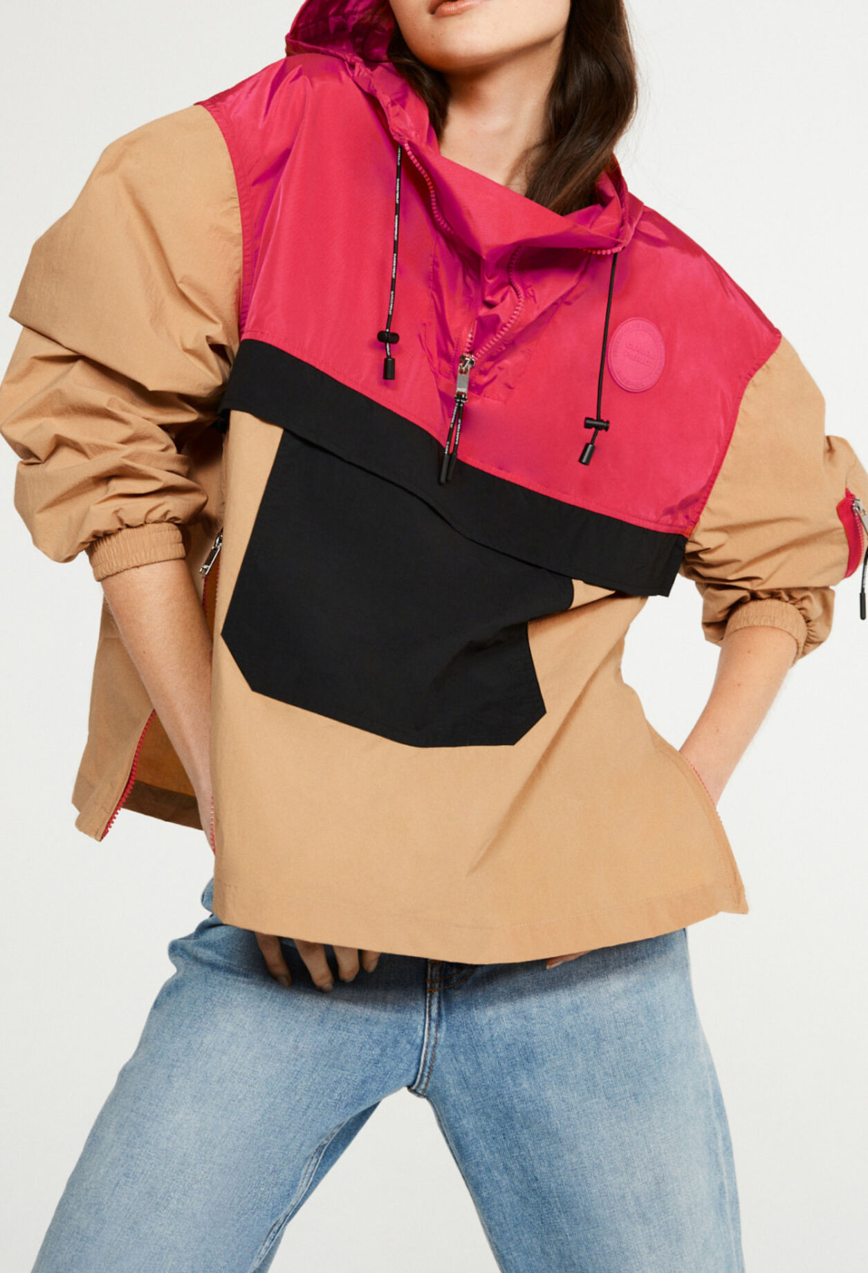 Tricolour raincoat Tricolour raincoat