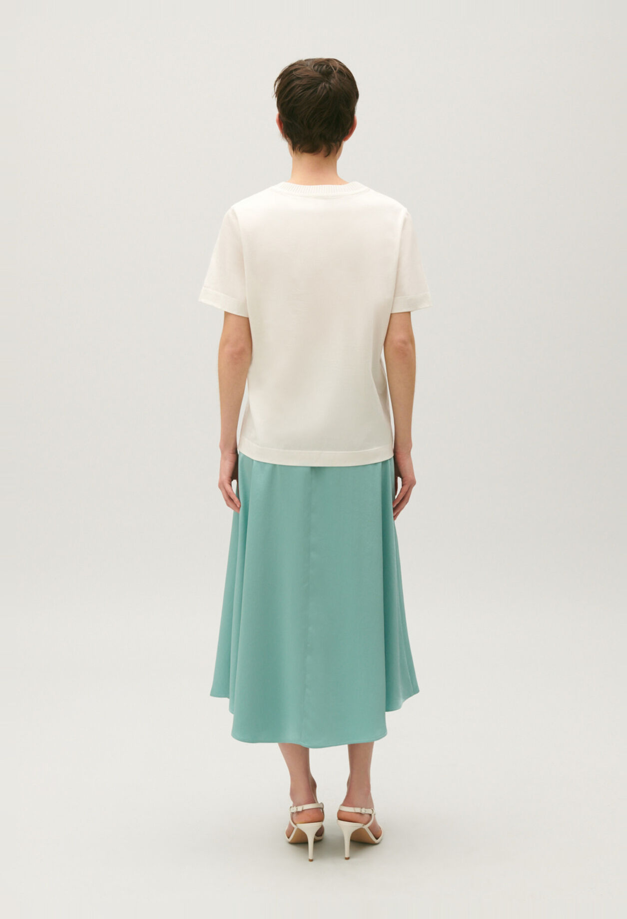 CLAUDIE Paris ecru cotton T-shirt