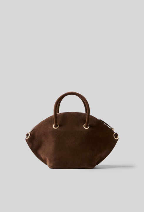 Soft suede handbag