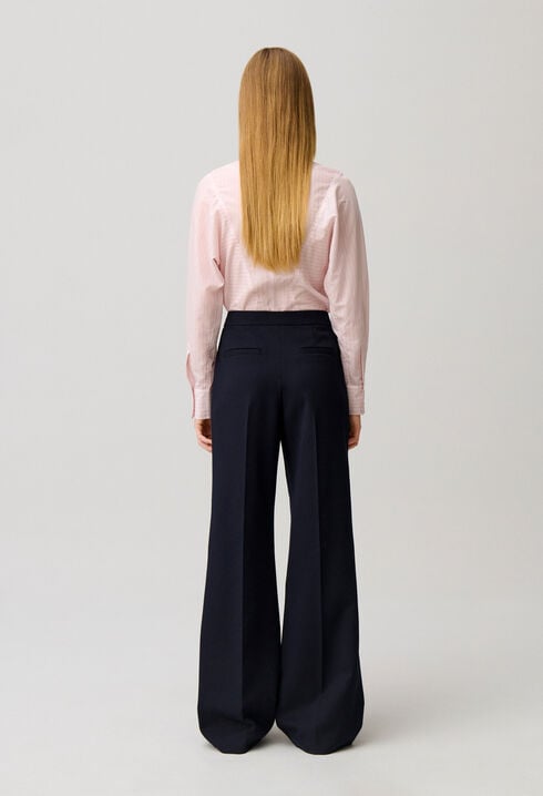 Flared sailor trousers