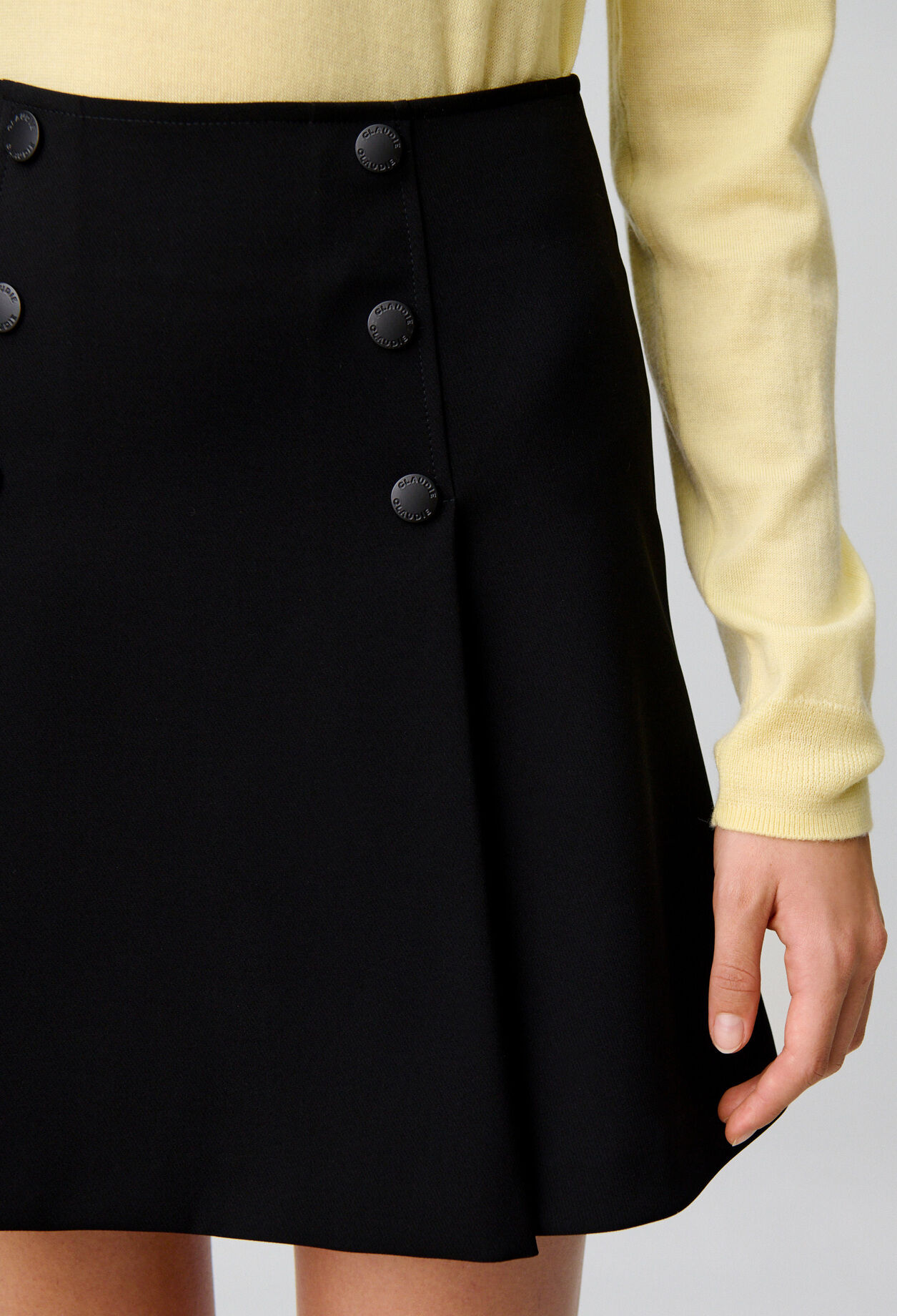Short flared skirt