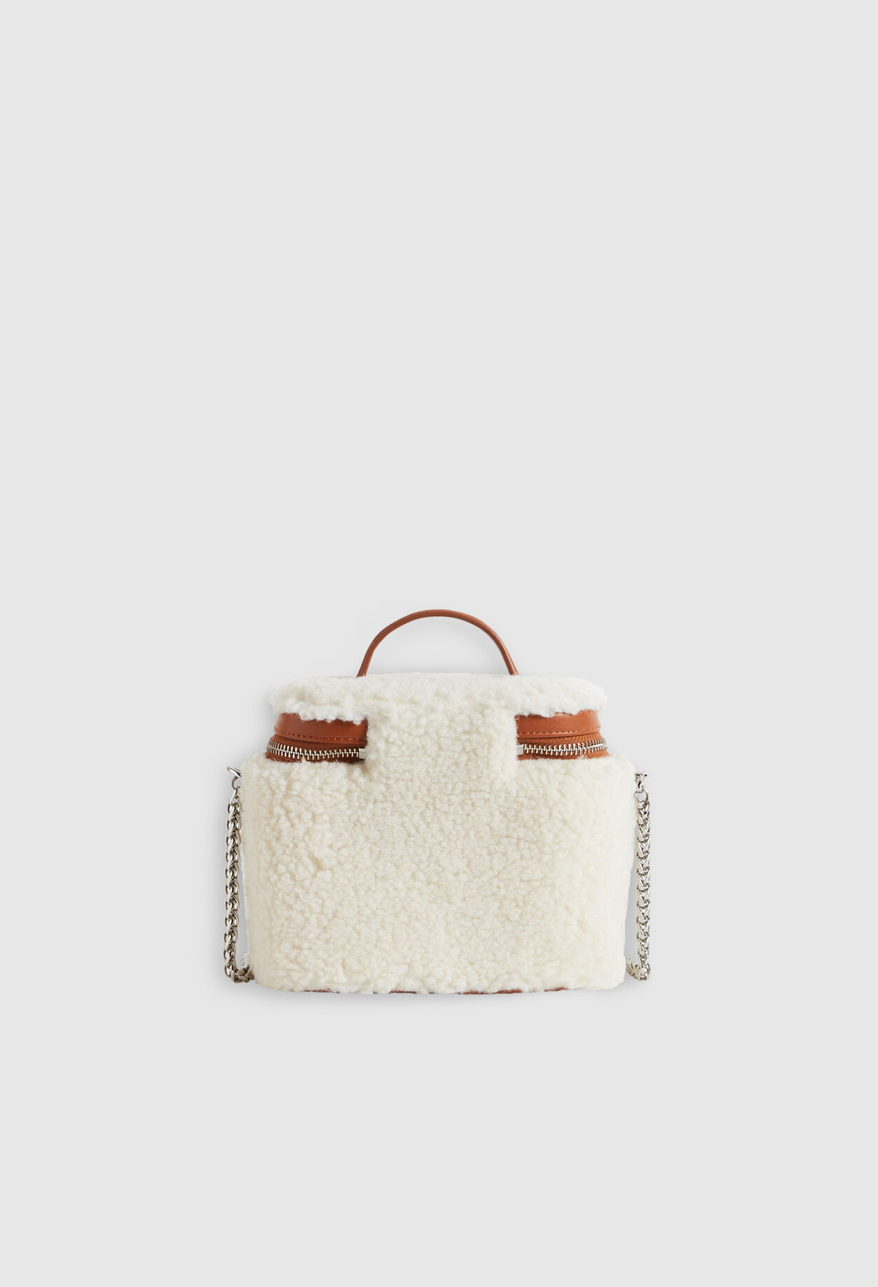 Sac Angela Vanity peau lainée