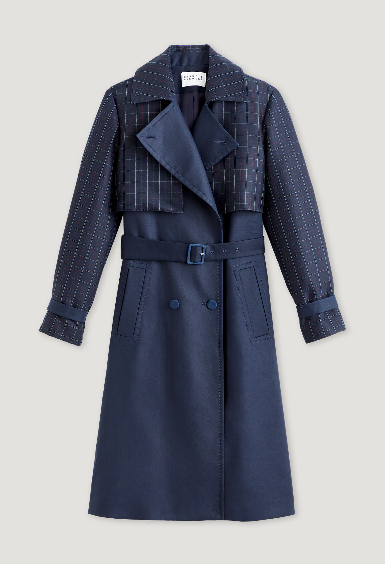 Belted trench Belted trench