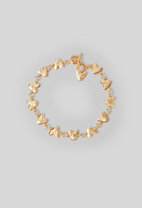 Hammered heart necklace