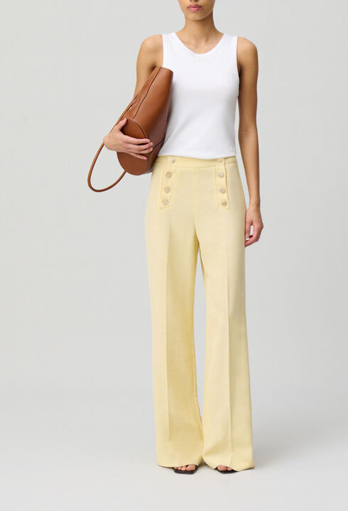 Straight-Leg Sailor Trousers