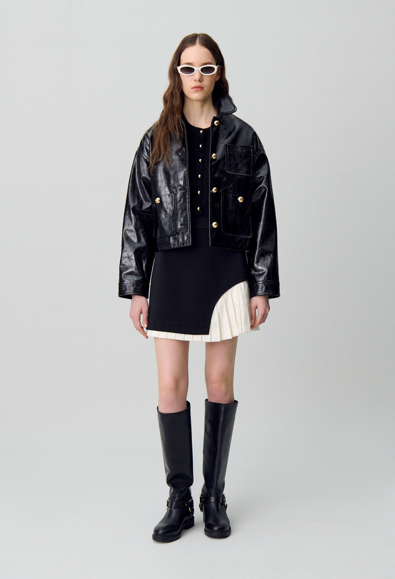 Straight mini skirt Straight mini skirt