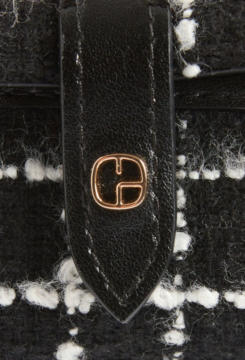 Black tweed AirPods case