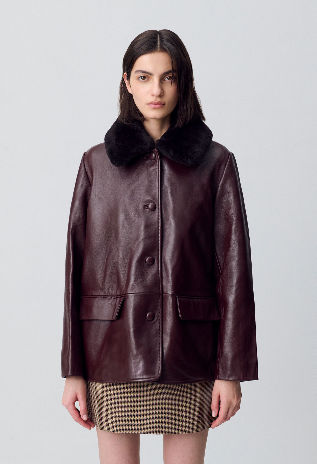 Oversized Leather Jacket Oversized Leather Jacket
