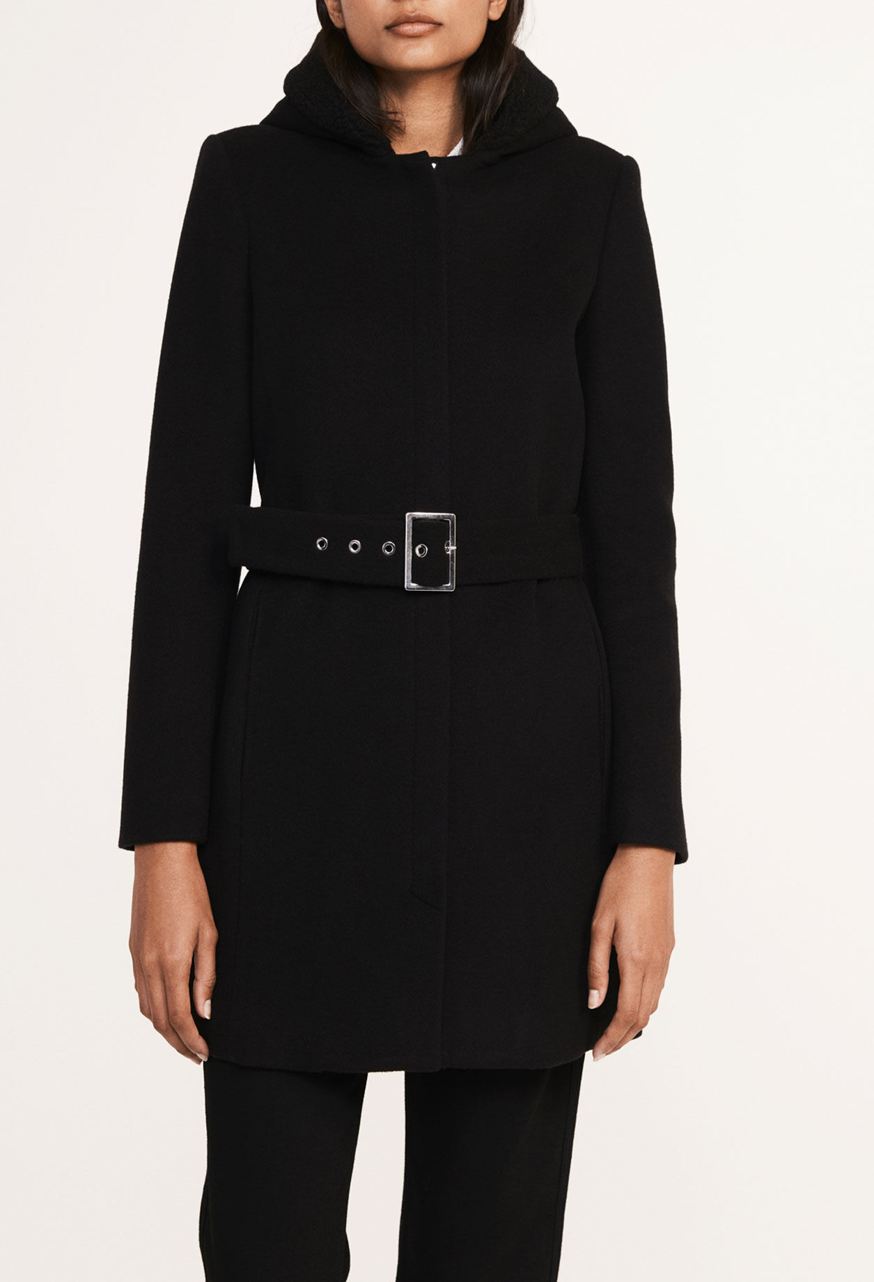 Belted wool and cashmere coat Belted wool and cashmere coat