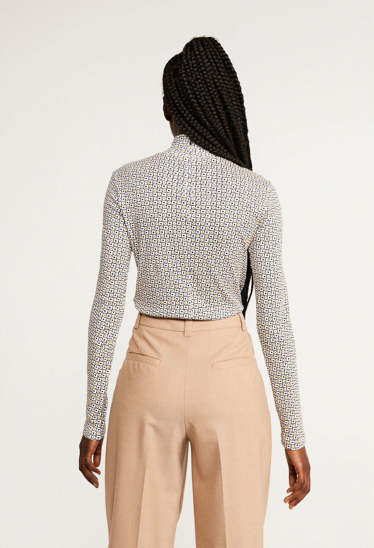 Organic cotton printed top