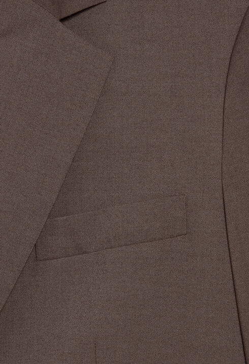Mocha brown suit jacket