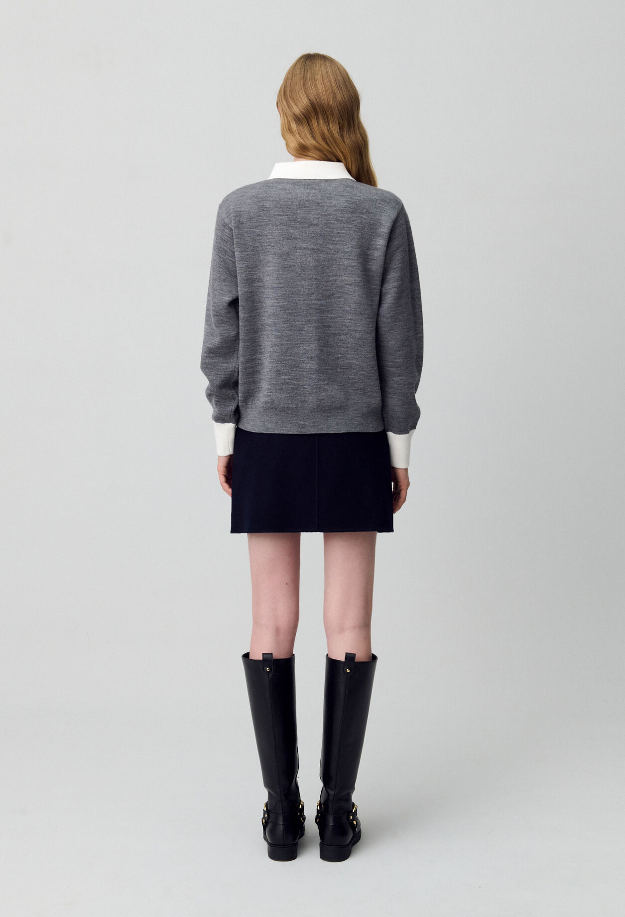 Fine Knit Polo Sweater Fine Knit Polo Sweater