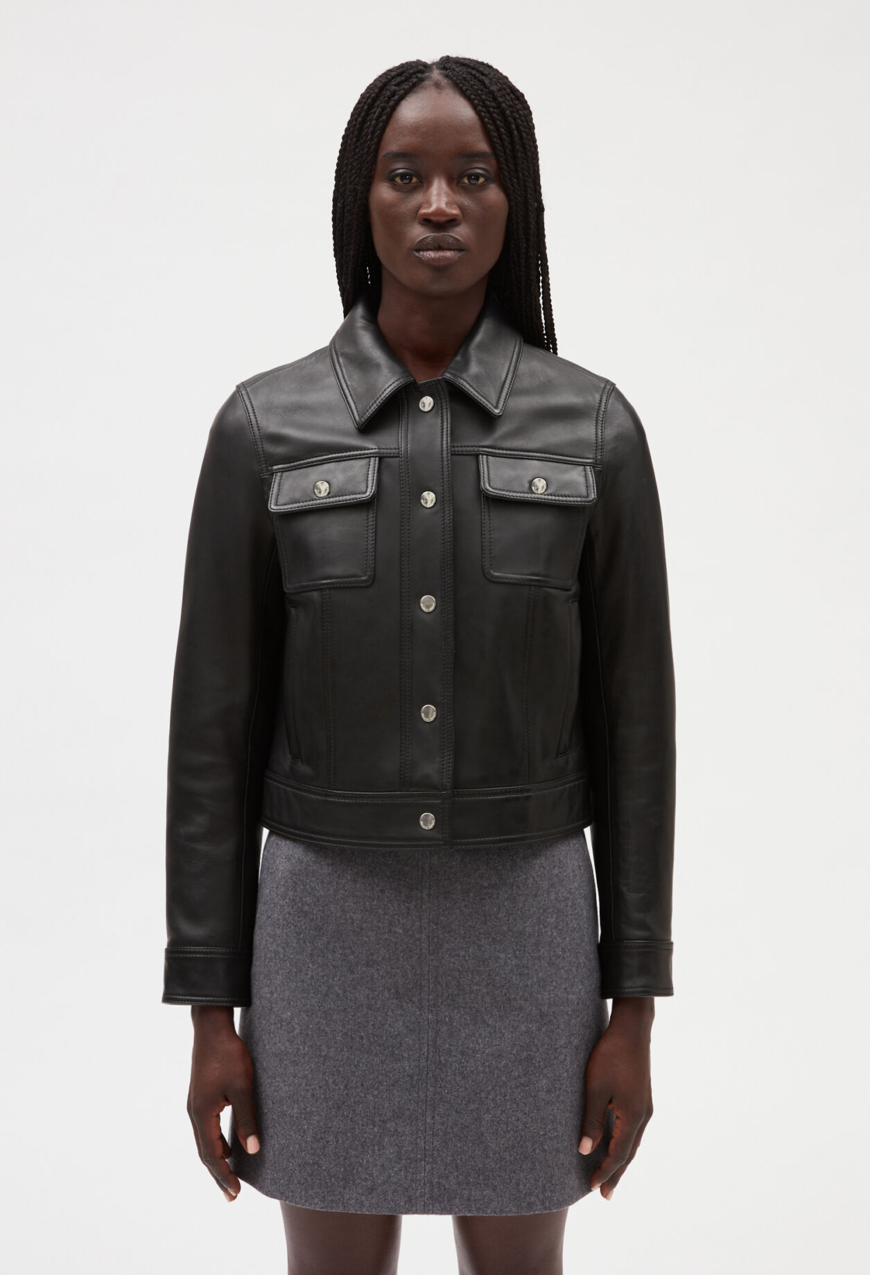 Black leather jacket Black leather jacket