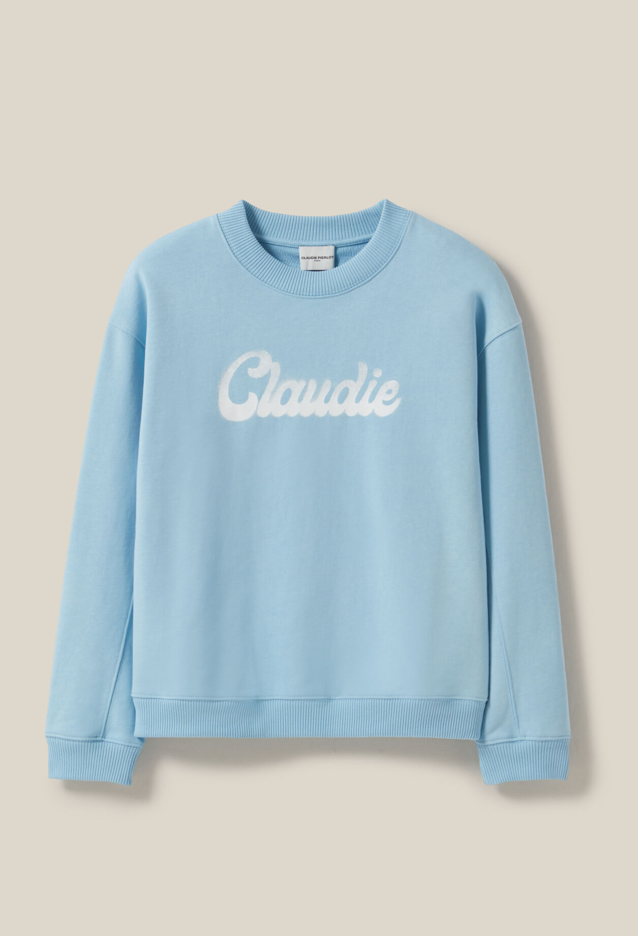 Oversized Claudie Print Sweatshirt