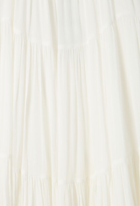 Ecru Babydoll Mini Dress