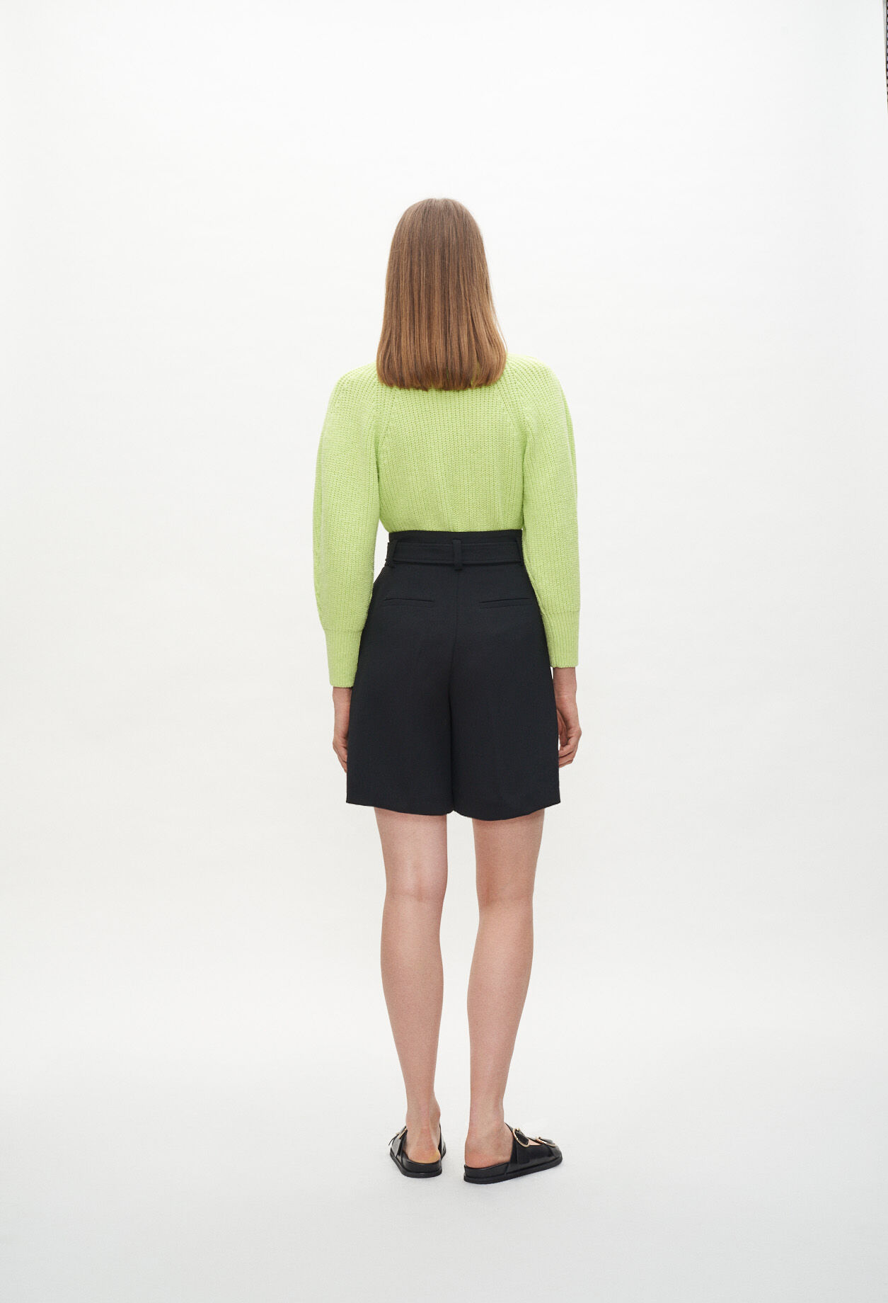 Belted tailored shorts Belted tailored shorts