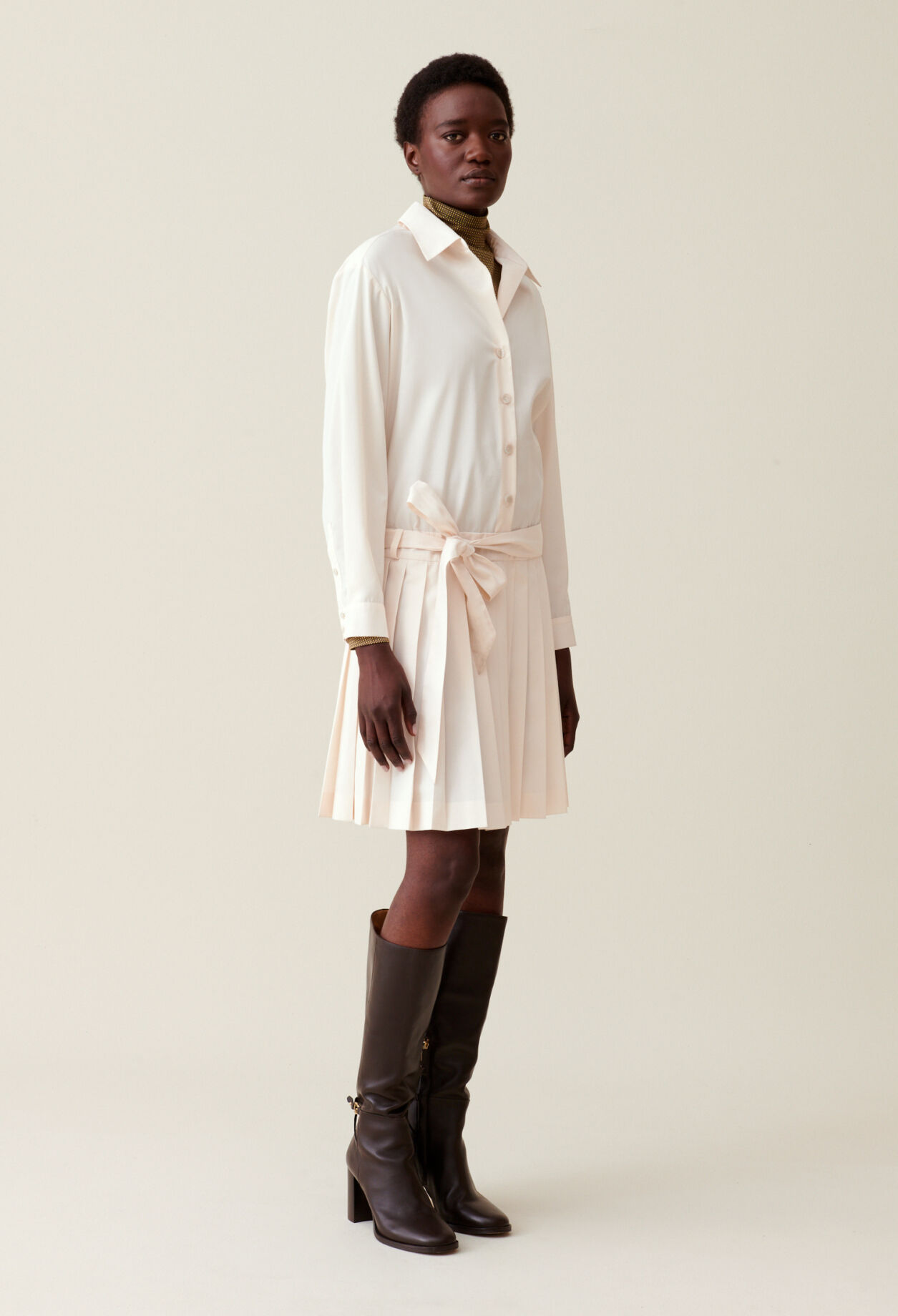 Belted Shirt Dress
