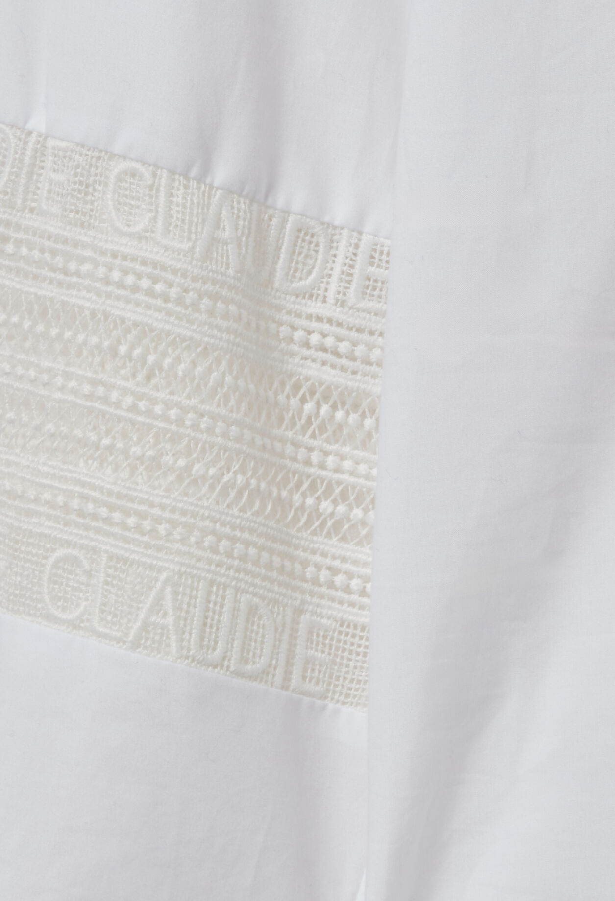 Cotton shirt with frill collar Cotton shirt with frill collar