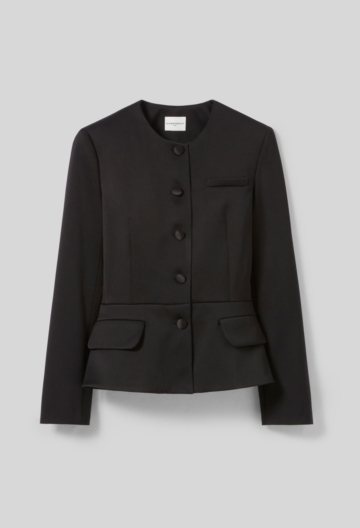 Fitted Satin Jacket Fitted Satin Jacket