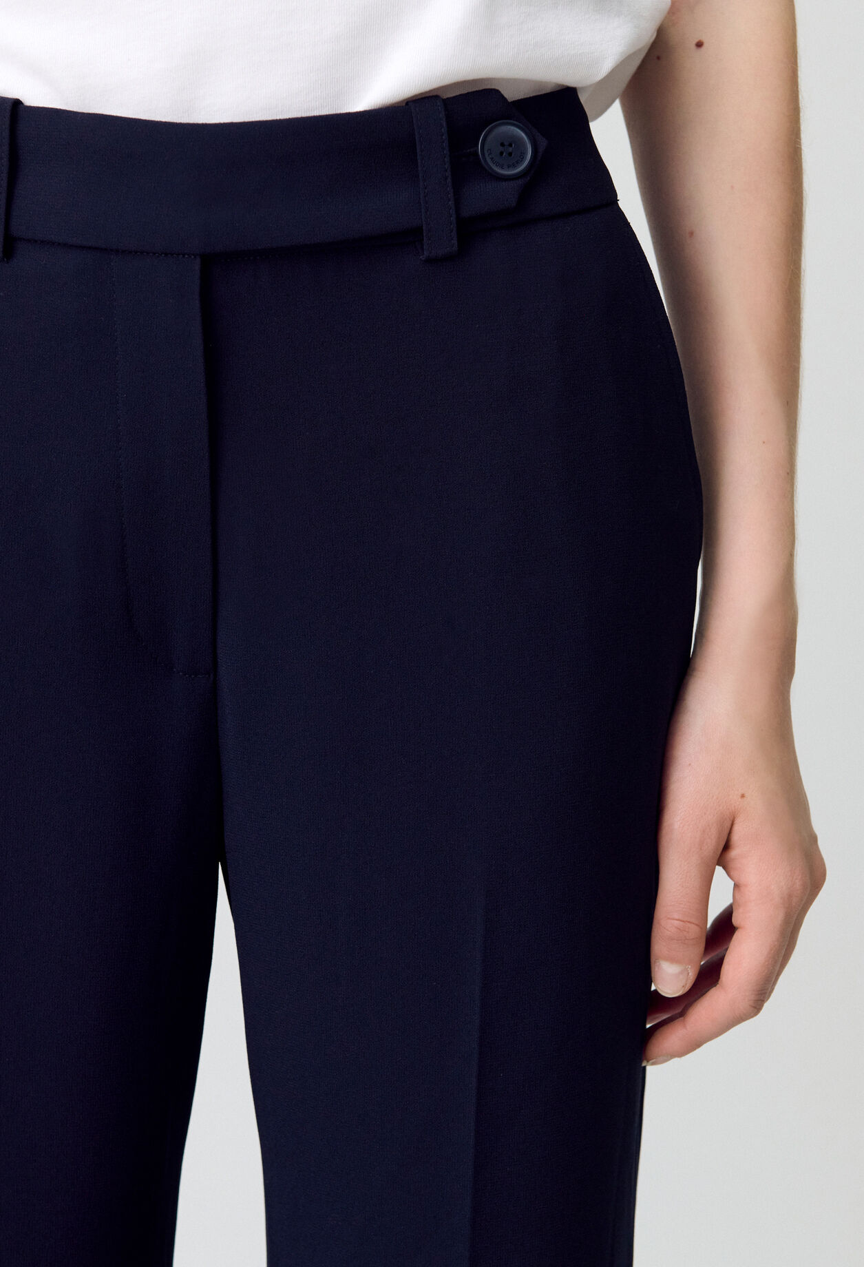Tailored Straight-Leg Trousers