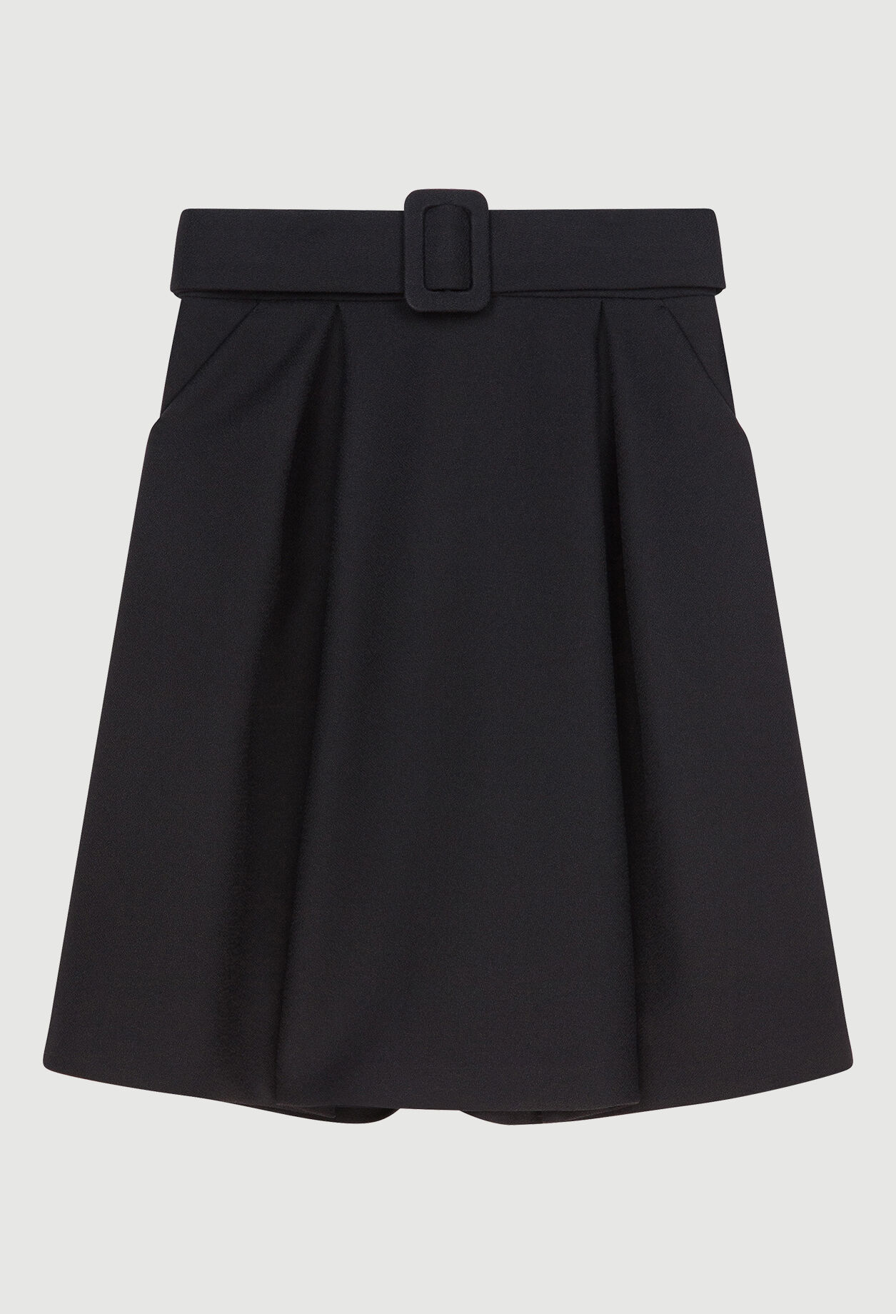 Black skirt with belt Black skirt with belt