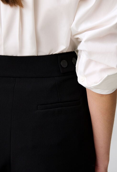 Tailored straight wide trousers