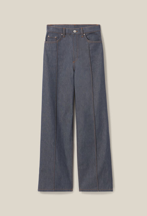 Claude high-waist straight jeans