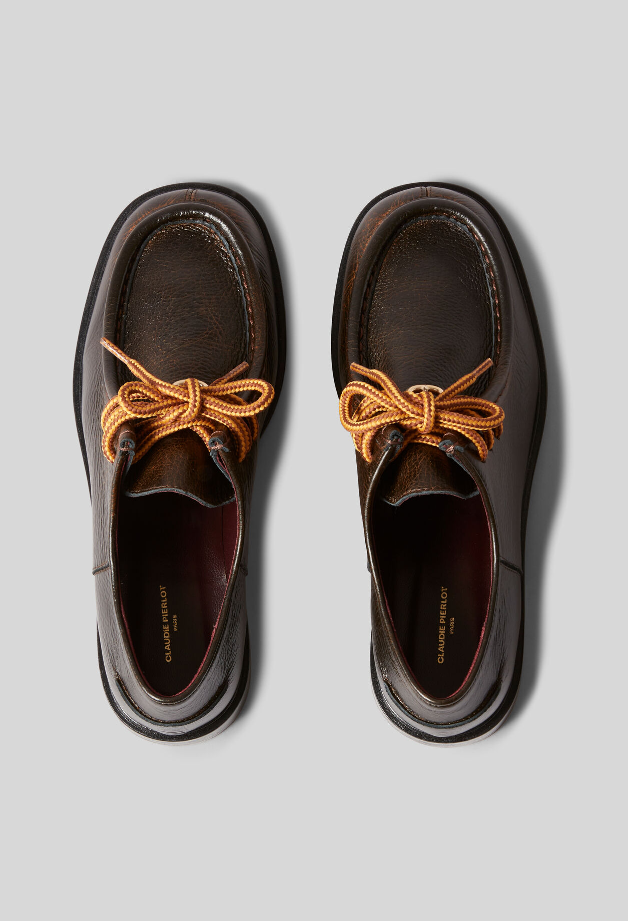 Grained Leather Derby Shoes Grained Leather Derby Shoes