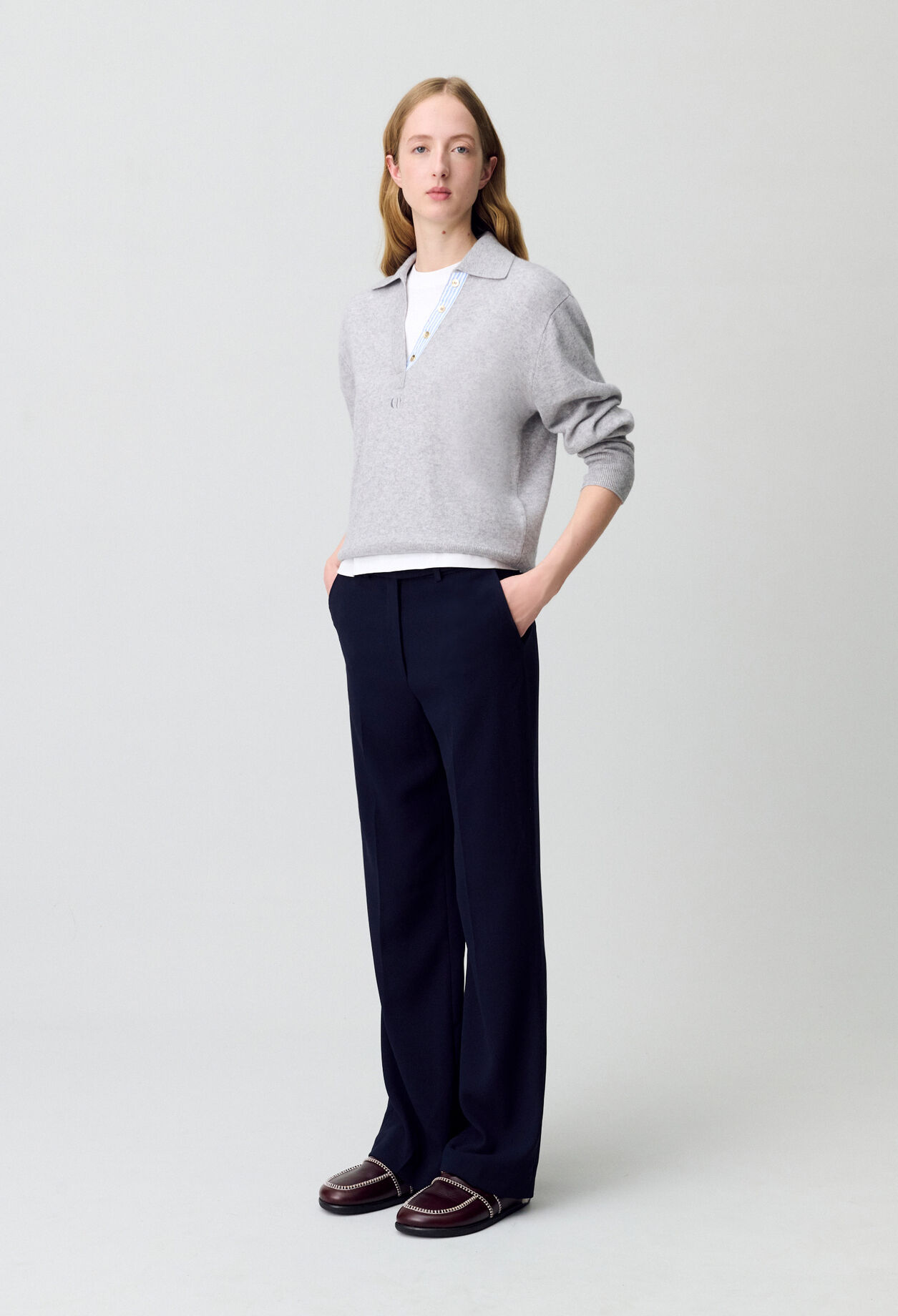 Tailored Straight-Leg Trousers