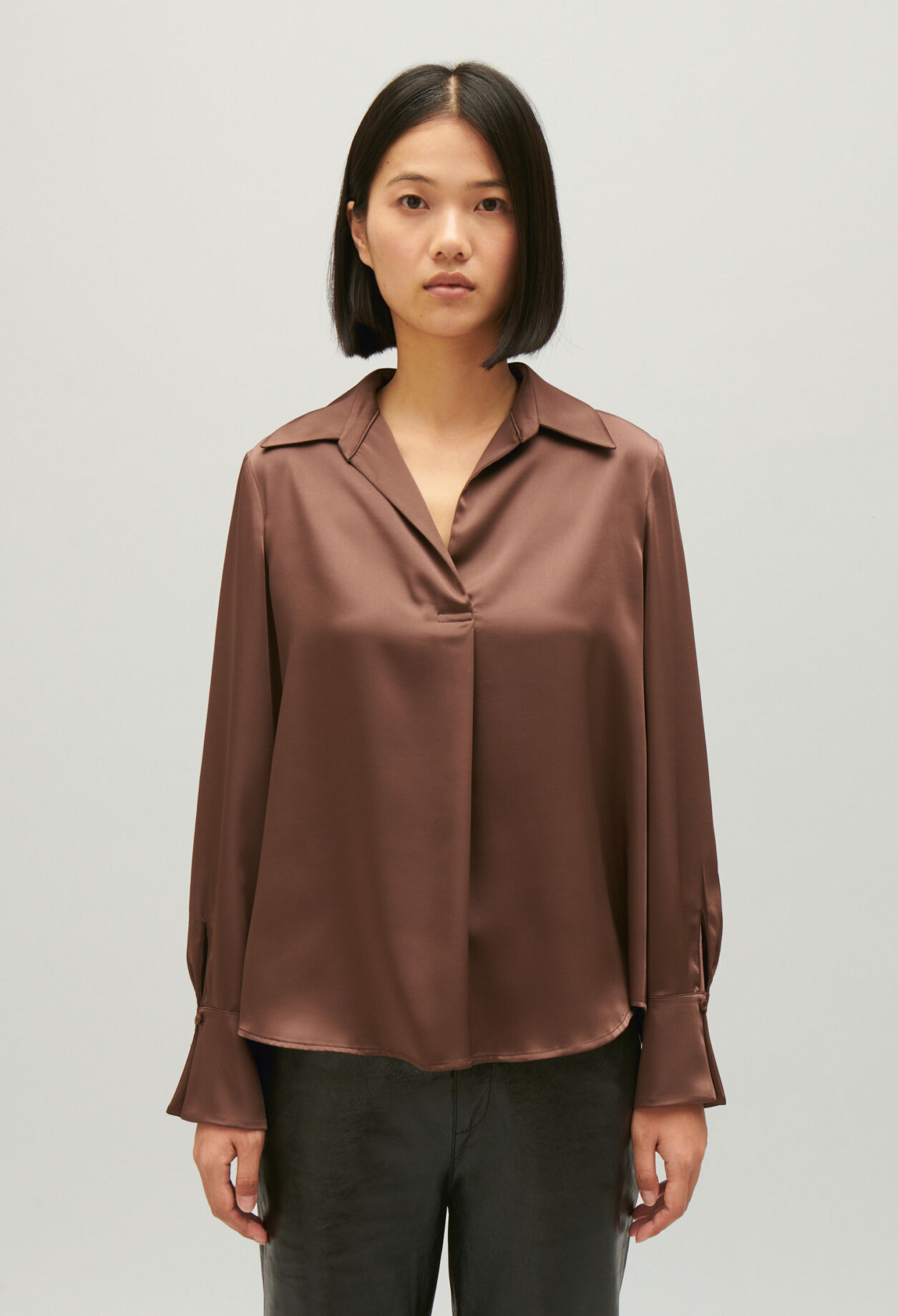 Floaty pleated blouse