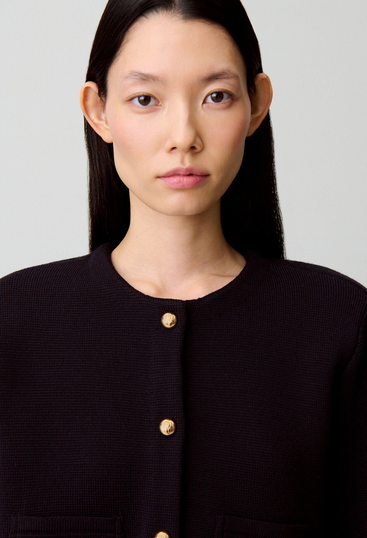 Collared cardigan