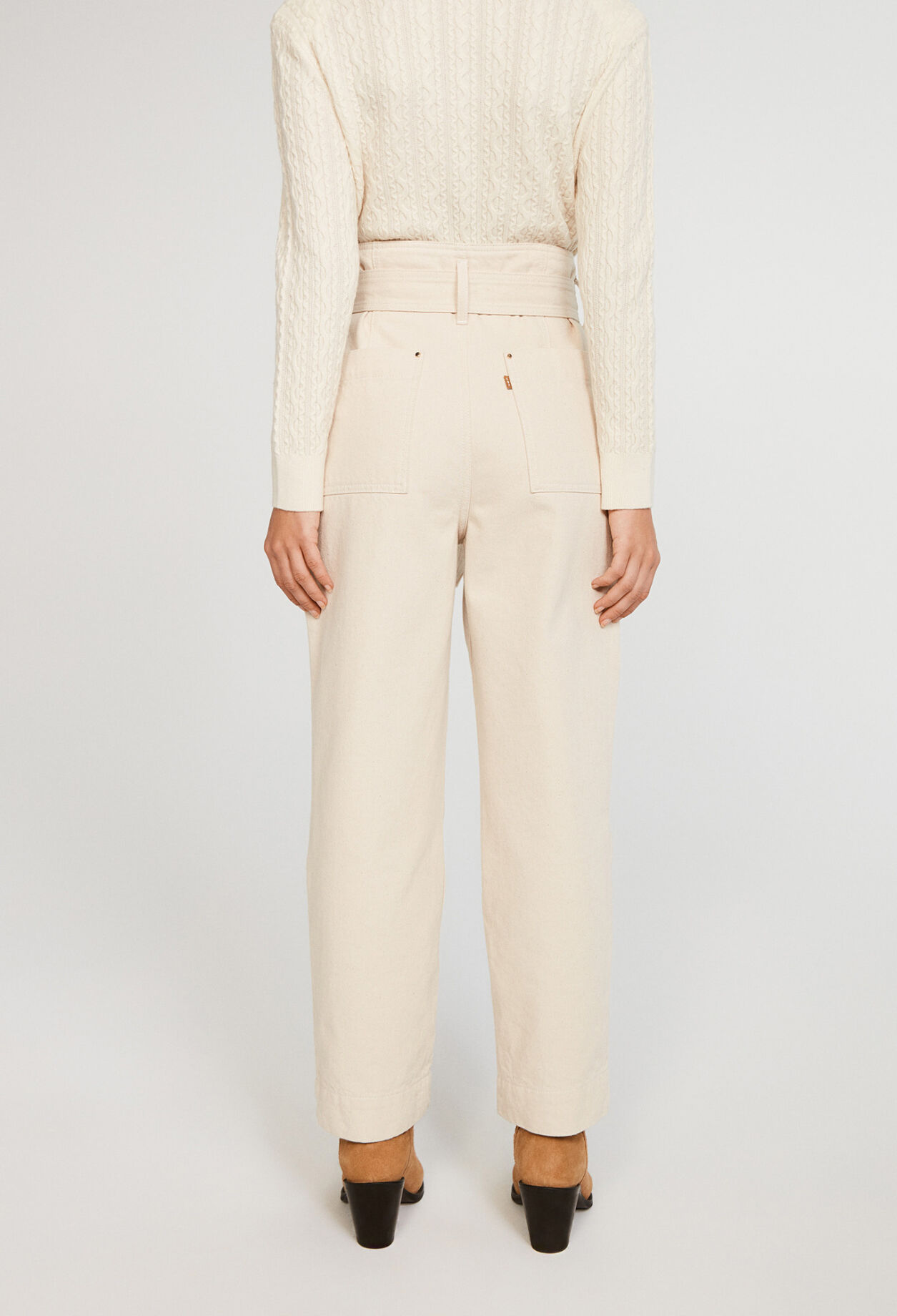 Ecowash flared jeans